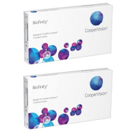CooperVision Biofinity (3 линзы), 2 упаковки