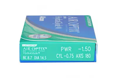 Air Optix plus HydraGlyde for Astigmatism (3 линзы)