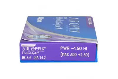 Air Optix plus HydraGlyde Multifocal (3 линзы)
