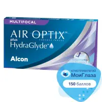 Air Optix plus HydraGlyde Multifocal (3 линзы)